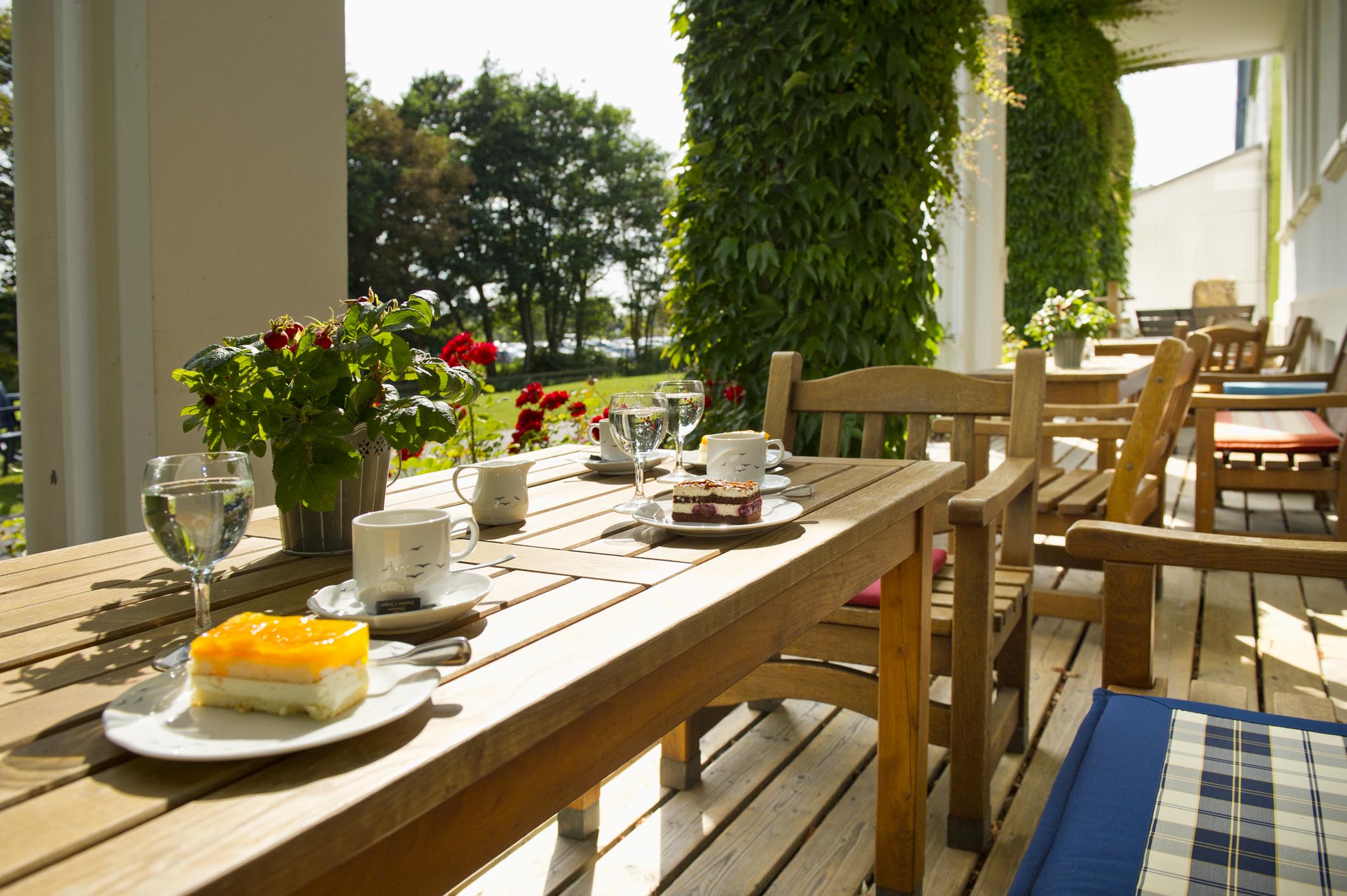 Entspannung auf der Terasse